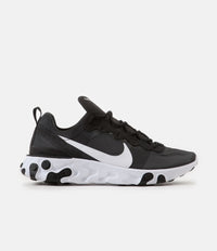 Nike React Element 55 Shoes in Black and White thumbnail