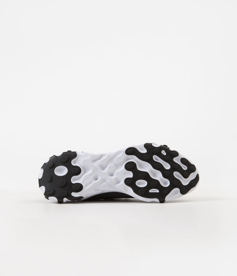 Nike React Element 55 Shoes in Black and White