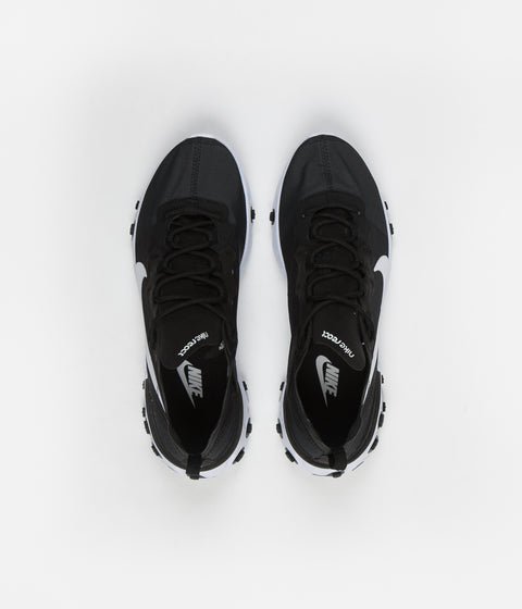 Nike React Element 55 Shoes in Black and White