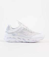 Nike React Live Shoes in White and White and Pure Platinum thumbnail
