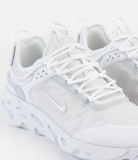 Nike React Live Shoes in White and White and Pure Platinum thumbnail