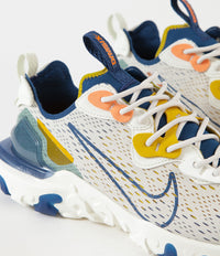 Nike React Vision Shoes in Light Orewood Brown and Coastal Blue and Sail thumbnail