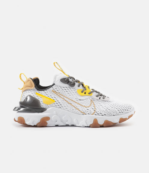 Nike React Vision Shoes - White / Honeycomb - Iron Grey - Vast Grey