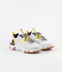 Nike React Vision Shoes in White and Honeycomb and Iron Grey - Vast Grey thumbnail