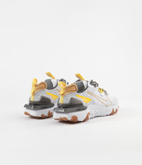 Nike React Vision Shoes in White and Honeycomb and Iron Grey - Vast Grey thumbnail