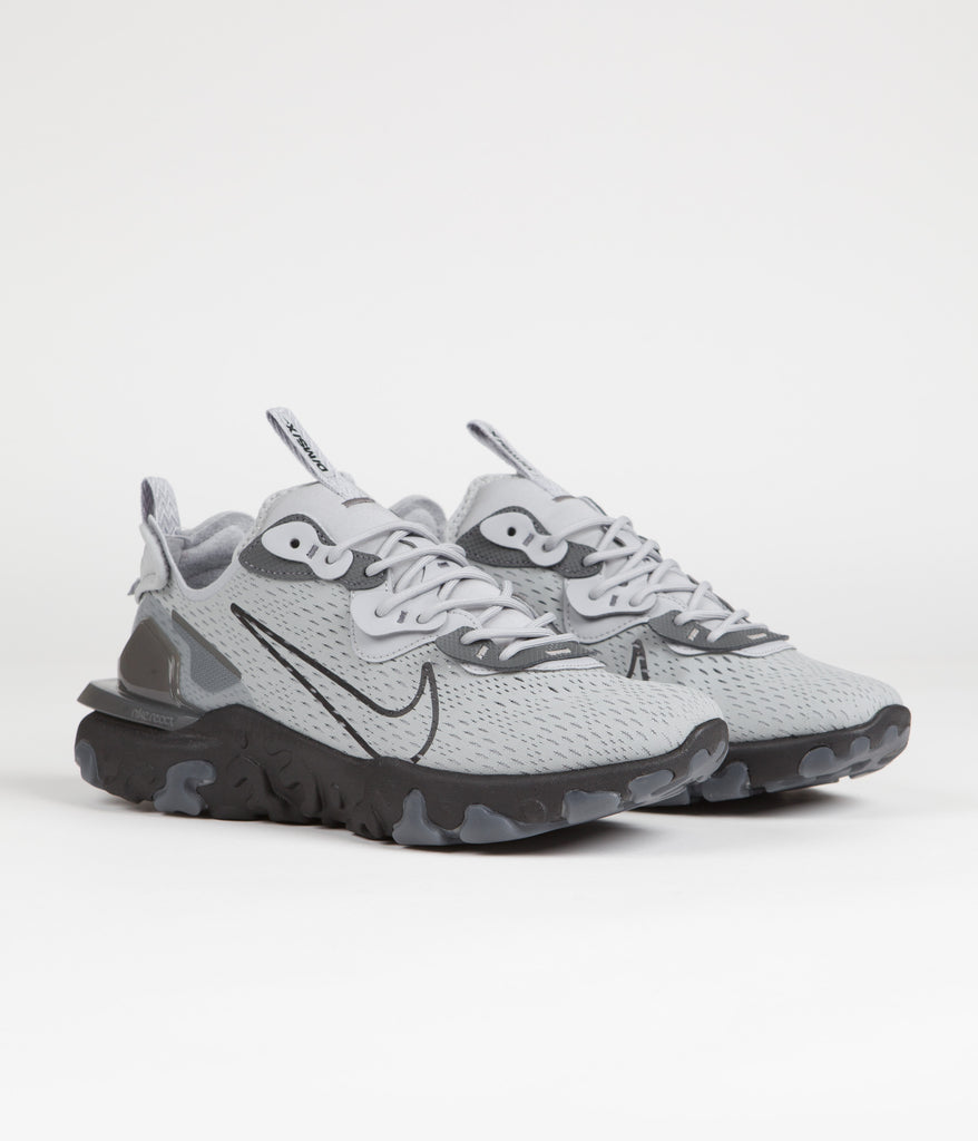 Nike React Vision Shoes Wolf Grey Black Iron Grey