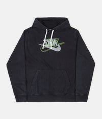 Nike Retro Hoodie in Black and Volt thumbnail