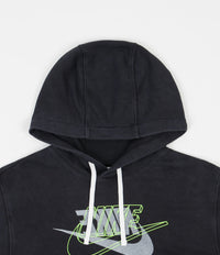 Nike Retro Hoodie in Black and Volt thumbnail