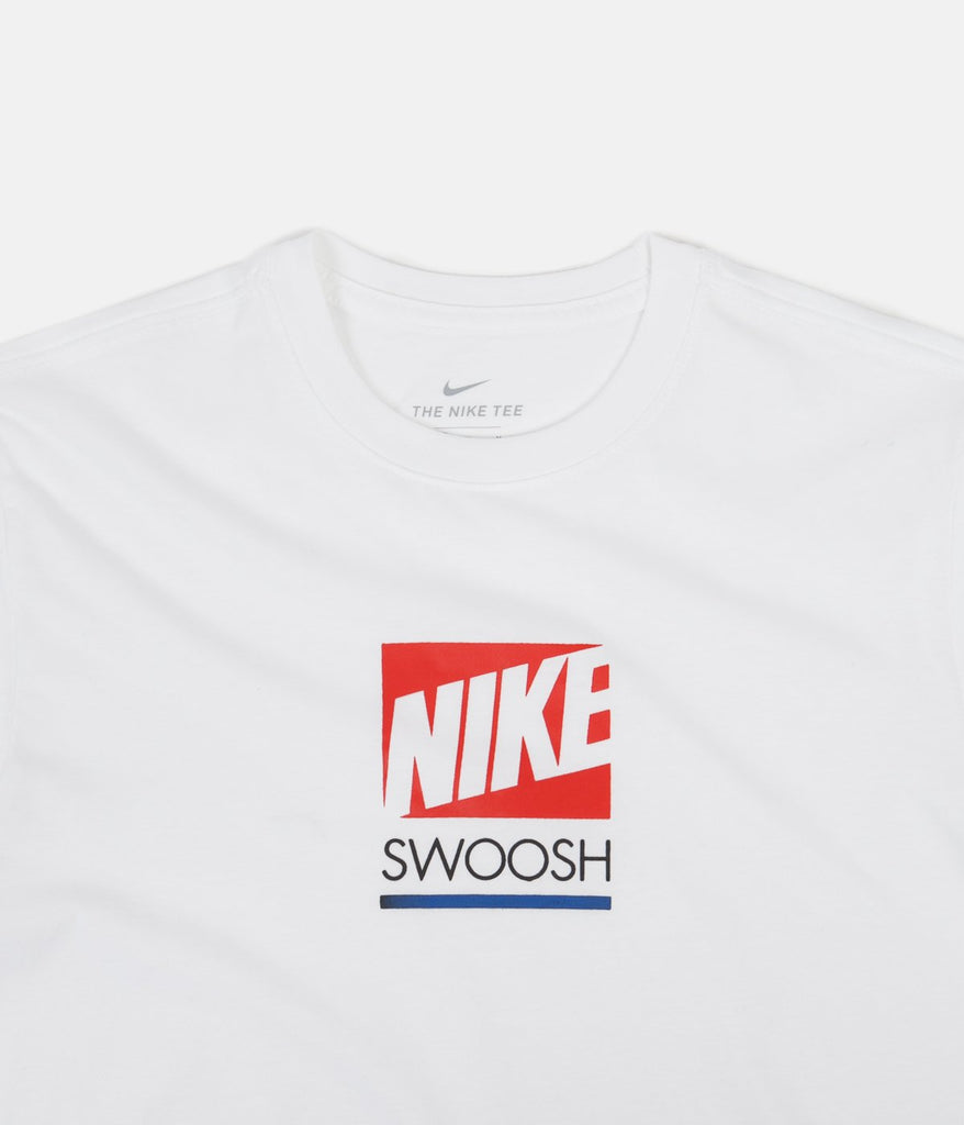 Nike Swoosh Block T-Shirt White - Main Image
