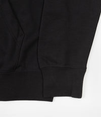 Nike Swoosh Hoodie in Black and Ember Glow thumbnail