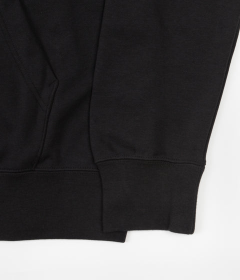 Nike Swoosh Hoodie in Black and Ember Glow
