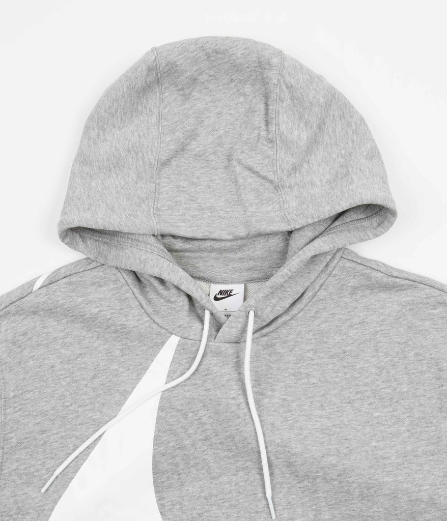 swoosh nike hoodie grey