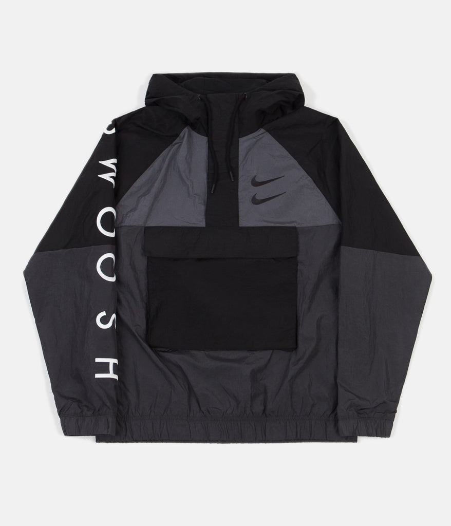 Nike Swoosh Woven Jacket - Black / Anthracite / Dark Grey