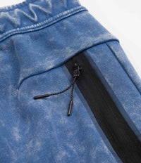Nike Tech Fleece Wash Shorts in Dark Marina Blue and Black thumbnail
