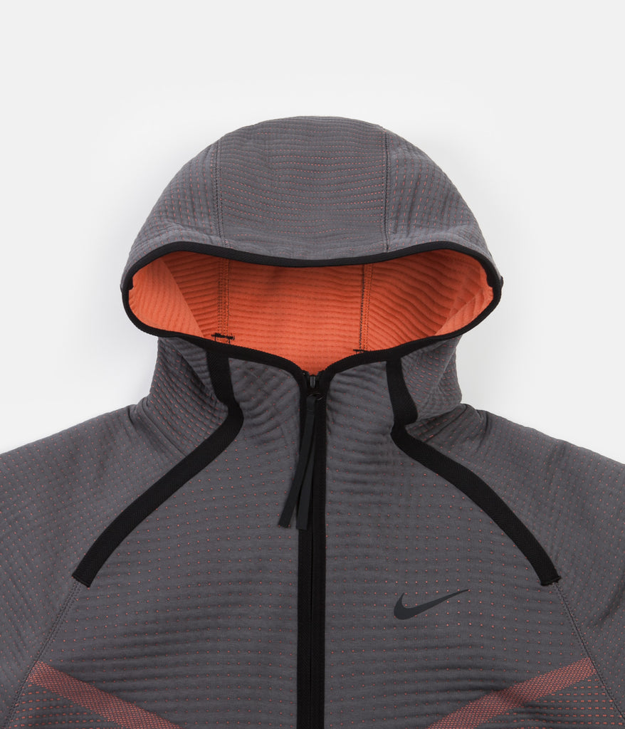 Nike Tech Fleece Grey And Orange Tracksuit Nike Sportswear Grey