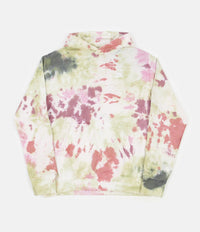 Nike Tie-Dye Pullover Hoodie in Dark Beetroot and White thumbnail