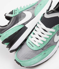 Nike Waffle One SE Shoes in Black and White and Light Menta - White thumbnail