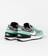 Nike Waffle One SE Shoes in Black and White and Light Menta - White thumbnail