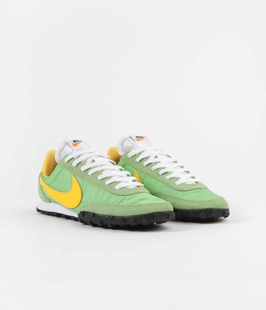 Nike Waffle Racer Shoes Green Nebula Amarillo Eucalyptus Fog