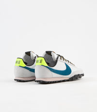 Nike Waffle Racer Shoes in Summit White and Green Abyss and Photon Dust thumbnail