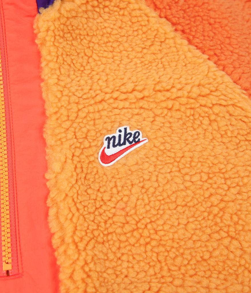 Nike Winter Half Zip Hoodie Kumquat Court Purple Starfish