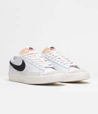 Nike Blazer Low '77 Vintage Shoes in White and Black and Sail thumbnail