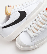 Nike Blazer Low '77 Vintage Shoes in White and Black and Sail thumbnail