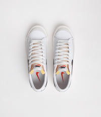 Nike Blazer Low '77 Vintage Shoes in White and Black and Sail thumbnail