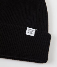 Norse Projects Norse Beanie - Black thumbnail