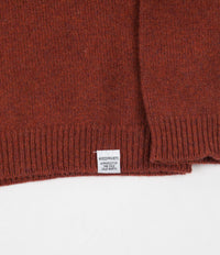 Norse Projects Sigfred Lambswool Knit Jumper in Carmin Red thumbnail