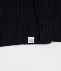 Norse Projects Viggo Military Stitch Crewneck Sweatshirt in Dark Navy thumbnail