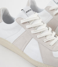 Novesta German Army Trainer Shoes in White and Ecru thumbnail