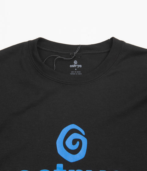Ostrya Emblem Organic T-Shirt in Black