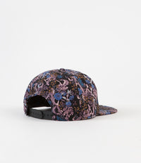 Patagonia Boardshort Label Funfarer Cap in Field Flora Tonal Small: Black thumbnail