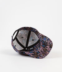 Patagonia Boardshort Label Funfarer Cap in Field Flora Tonal Small: Black thumbnail