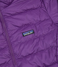 Patagonia Down Sweater Hooded Pullover Jacket - Purple thumbnail