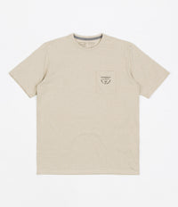 Patagonia Forge Mark Crest Pocket Responsibili-Tee T-Shirt in Oar Tan thumbnail