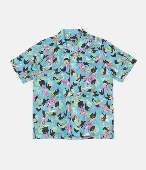 Patagonia Lightweight A/C Shirt - Spoonbills: Big Sky Blue