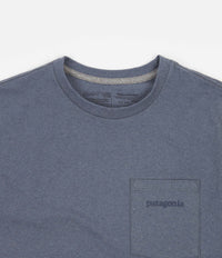 Patagonia Line Logo Ridge Pocket Responsibili-Tee T-Shirt - Plume Grey thumbnail