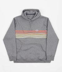 Patagonia Line Logo Ridge Stripe Uprisal Hoodie in Gravel Heather thumbnail