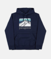 Patagonia Line Logo Ridge Uprisal Hoodie - Classic Navy thumbnail