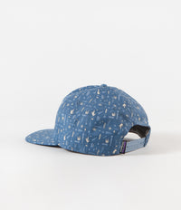 Patagonia Live Simply Guitar Funfarer Cap - Swamp Stamp Multi: Pigeon Blue thumbnail