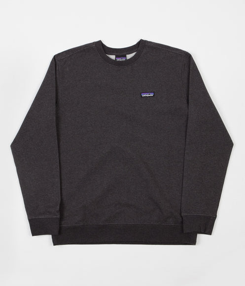 Patagonia P-6 Label Crewneck Sweatshirt - Black