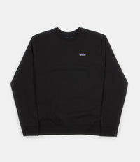 Patagonia P-6 Label Uprisal Crewneck Sweatshirt in Black thumbnail