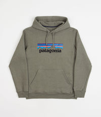 Patagonia P-6 Label Uprisal Hoodie in Garden Green thumbnail