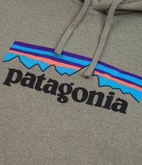 Patagonia P-6 Label Uprisal Hoodie in Garden Green thumbnail