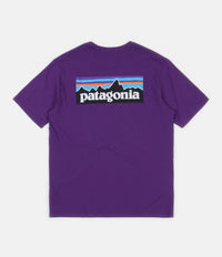 Patagonia P-6 Logo Organic T-Shirt in Purple thumbnail