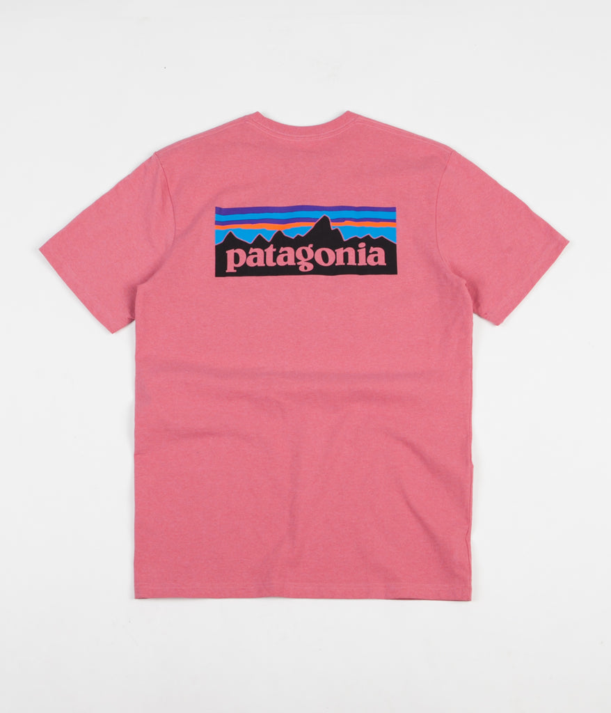 Patagonia P-6 Logo Responsibili-Tee T-Shirt - Sticker Pink