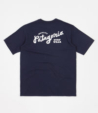 Patagonia Quality Surf Pocket Responsibili-Tee T-Shirt in New Navy thumbnail