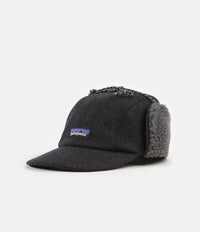 Patagonia Recycled Wool Ear Flap Cap - Forge Grey thumbnail